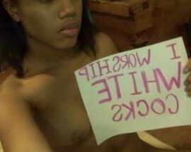 Sluts holding expose me signs