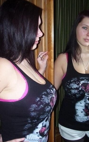 Stunning sexy busty Polish amateur wife with big tits
