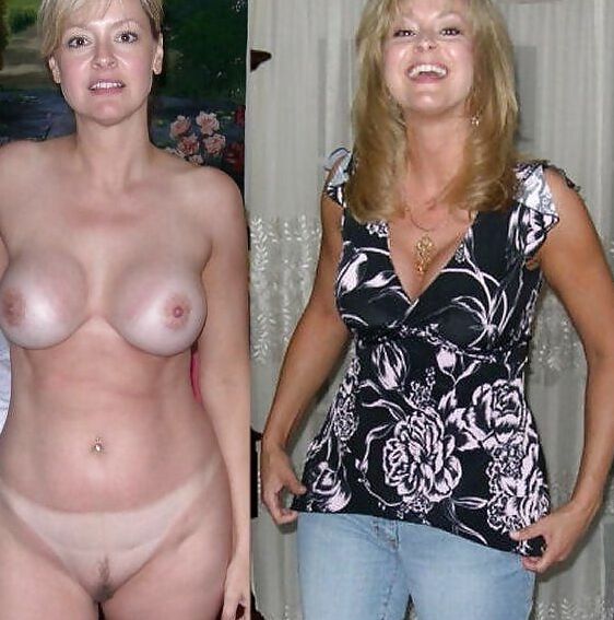 Sexy mature wives dressed - undressed