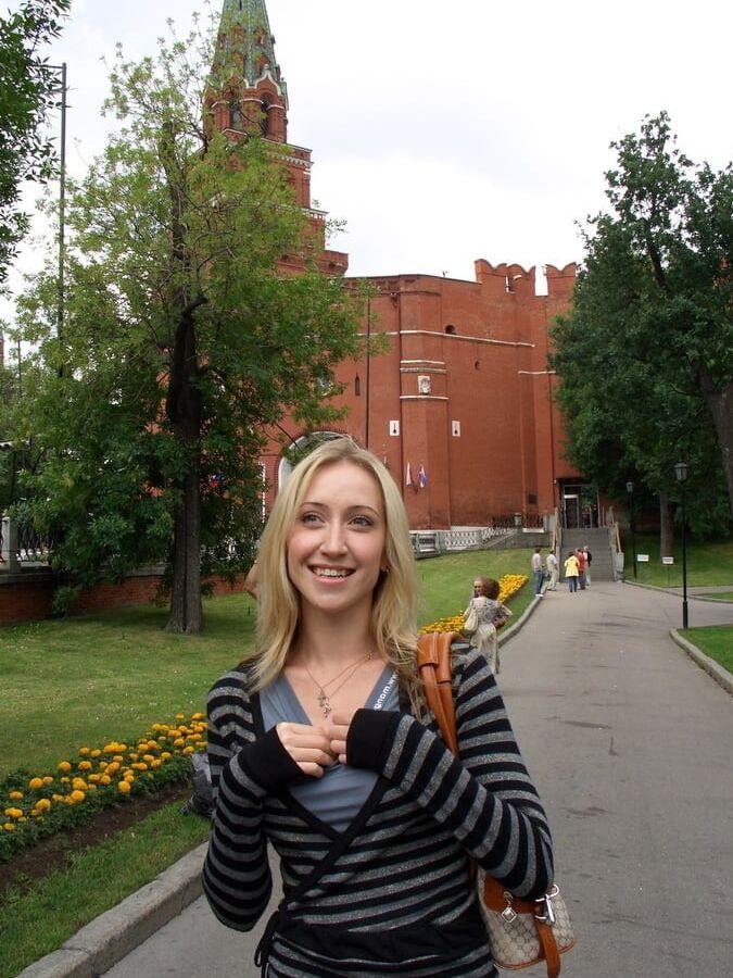 Amazing young Blonde shows perfect body private in public