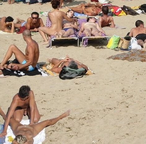 Beach, sex, cocks