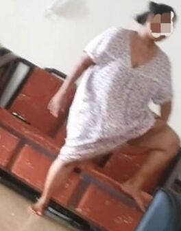My mom upskirt