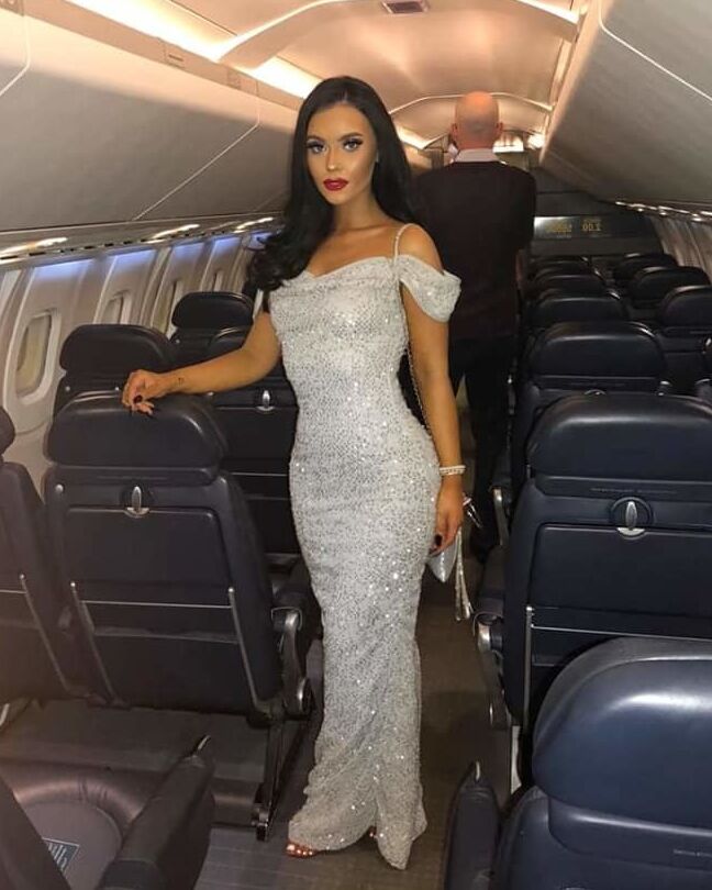 Sexy hot Chloe - flight attendant