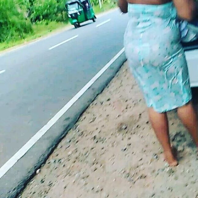 Outdoor exposed wife