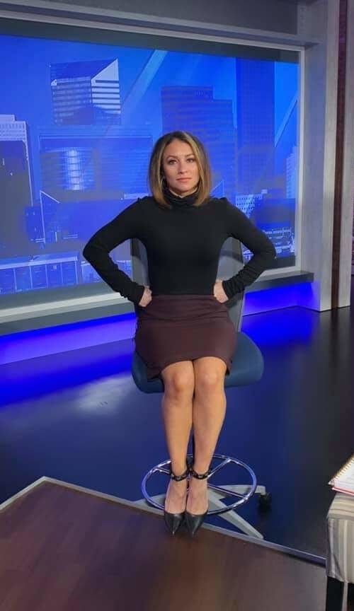 News Anchor Natalie Herbick for Comments and Cum Tribute