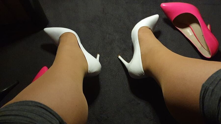 Pink fuck-me Heels