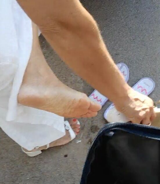 Piedi maturi fantastici