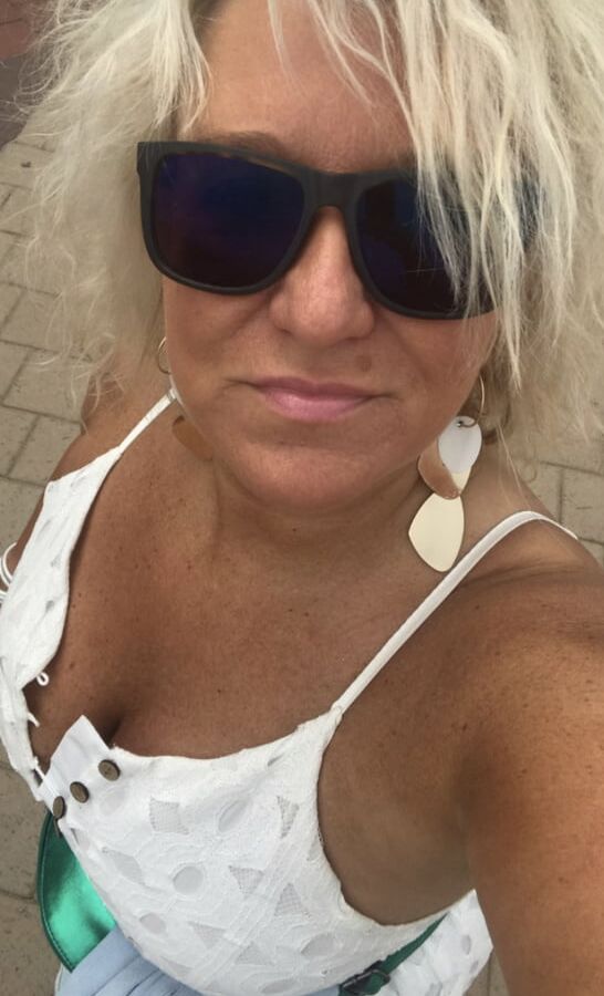 Hot blonde mature Nathalie + from Belgium