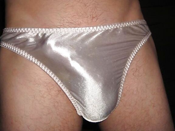 Wife in satin slips