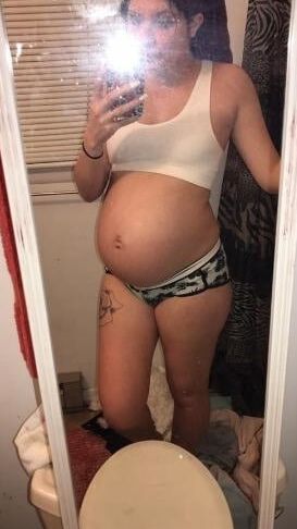 Pregnant American Woman