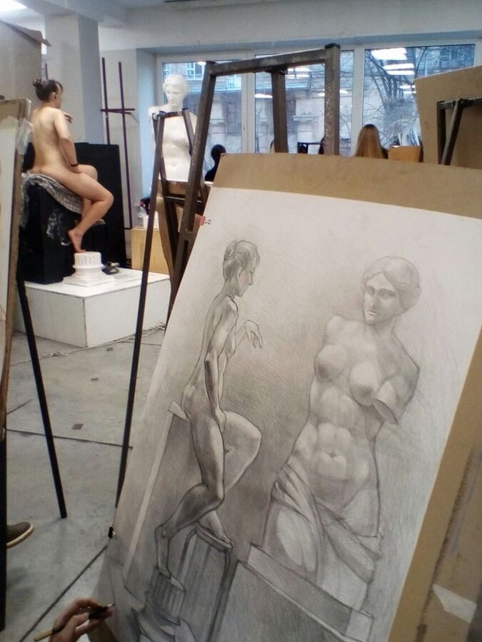 Nude art models