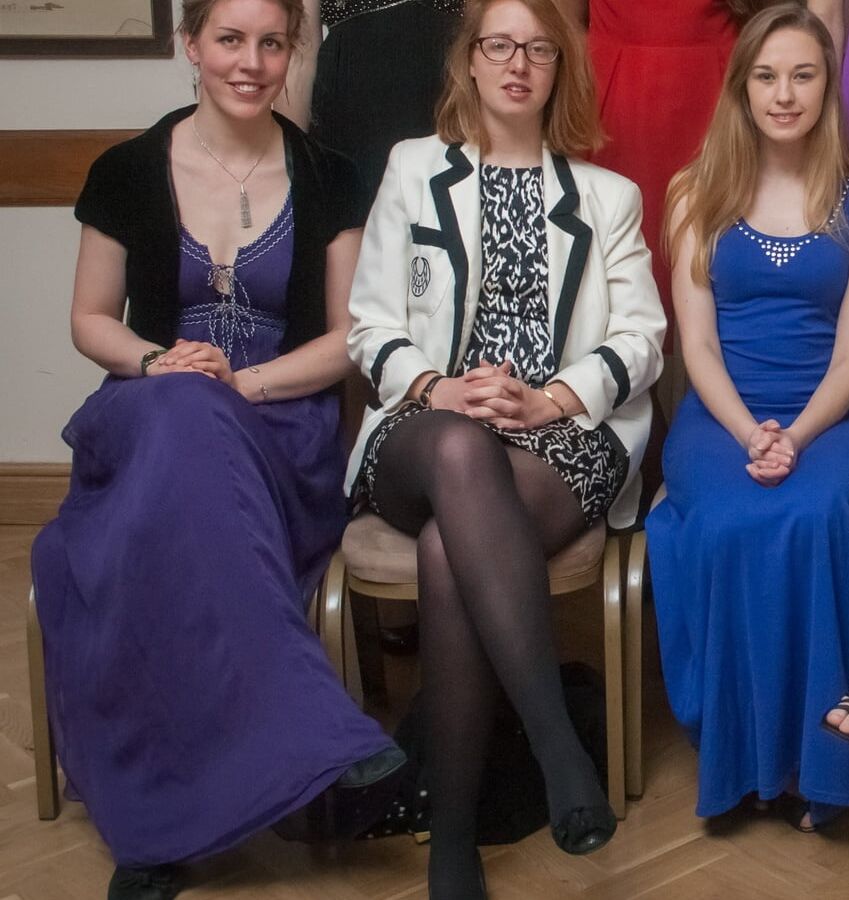 Boat Club Posh Girls in Pantyhose