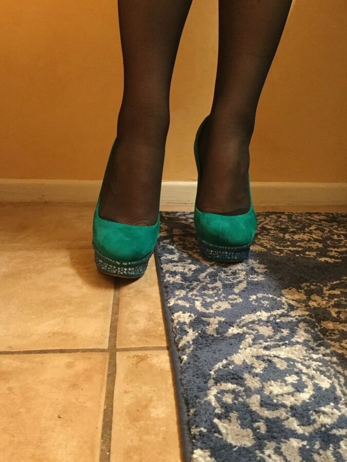 Sexy Milf, High Heels, Stocking Fotoshooting