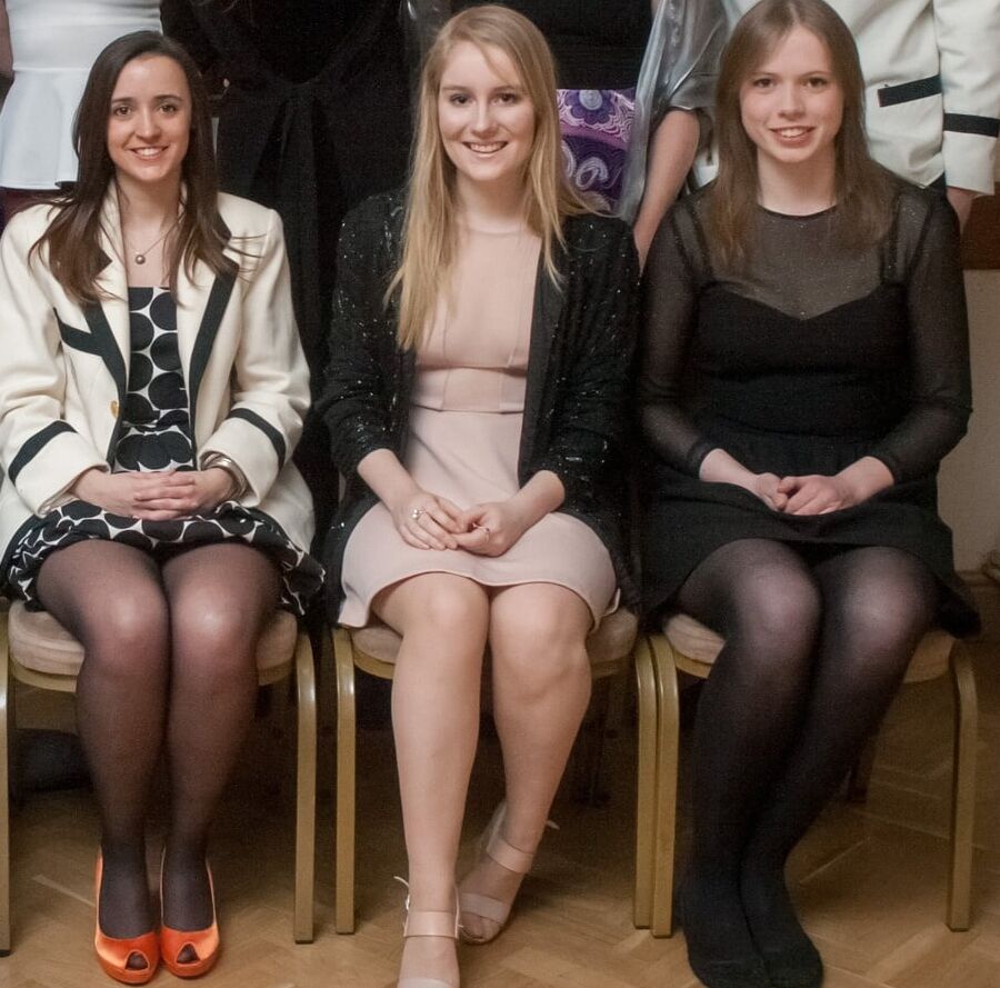 Boat Club Posh Girls in Pantyhose