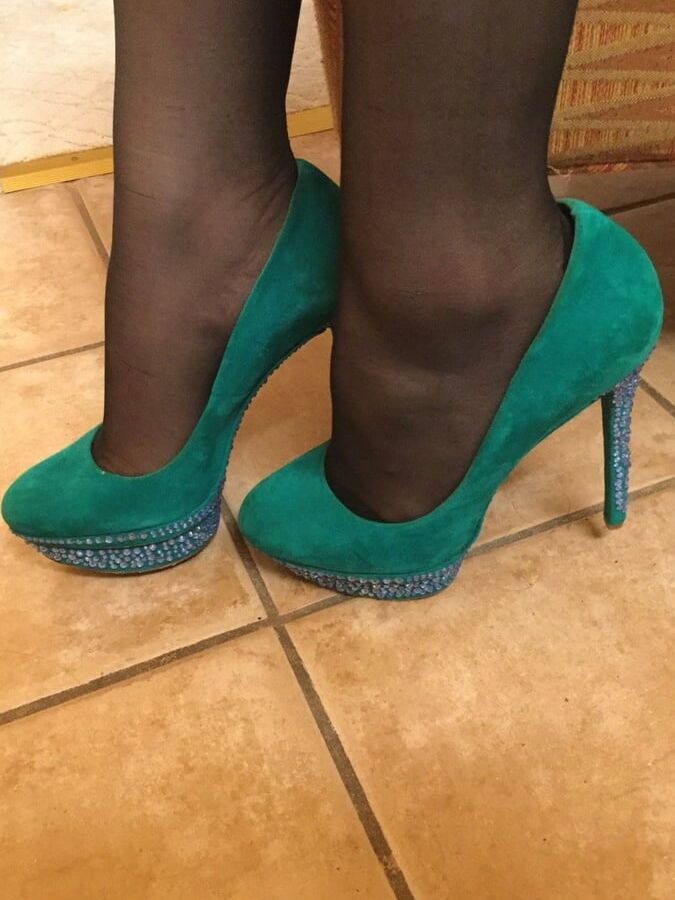 Sexy Milf, High Heels, Stocking Fotoshooting