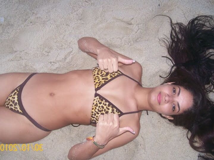 All types of women in the beach .