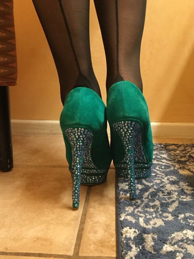 Sexy Milf, High Heels, Stocking Fotoshooting