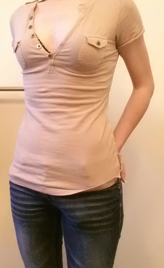 Blonde selfie