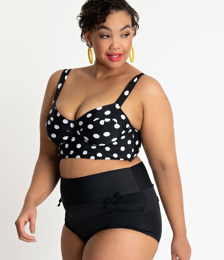 Vintage plus size swimwear