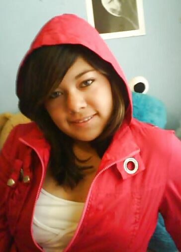 Hermosa morenita sefies