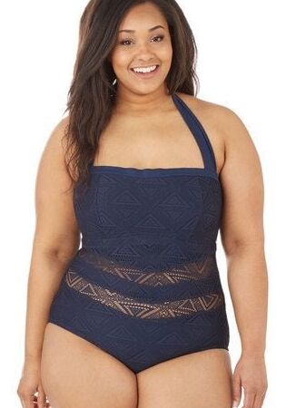 Vintage plus size swimwear
