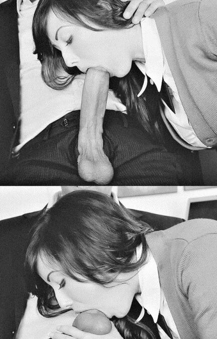 black and white