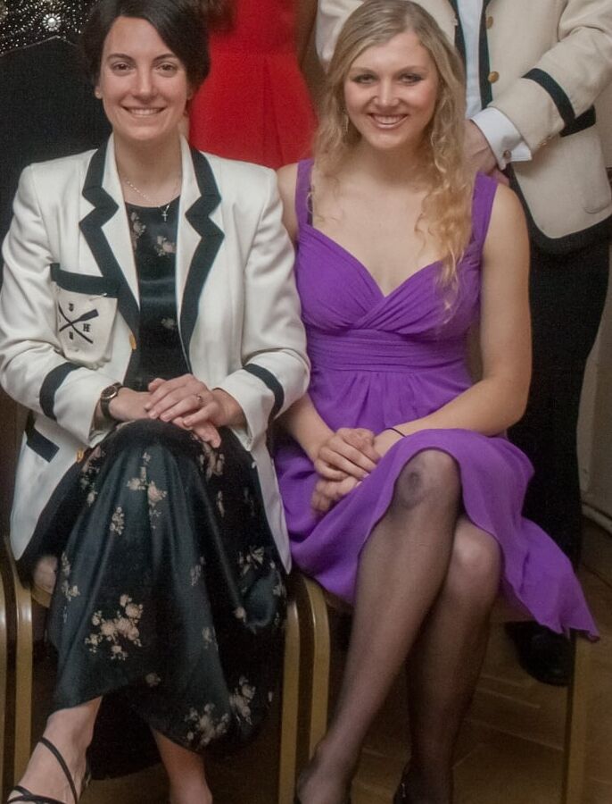 Boat Club Posh Girls in Pantyhose
