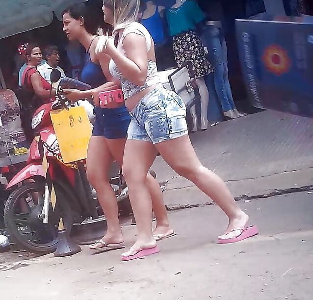 Flagras gostosas nas ruas