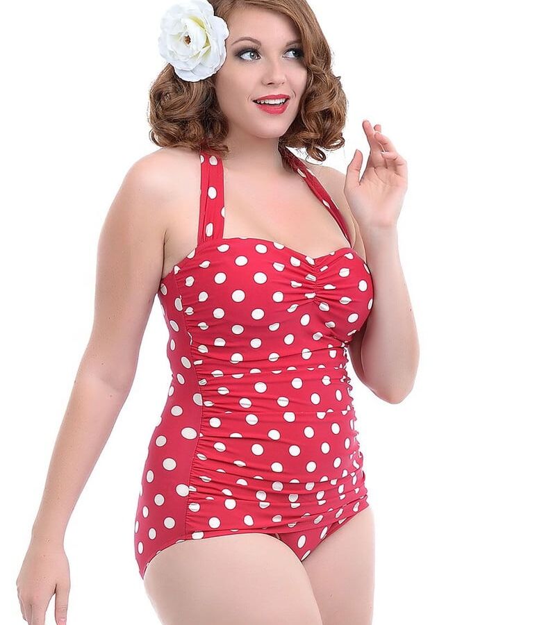 Vintage plus size swimwear