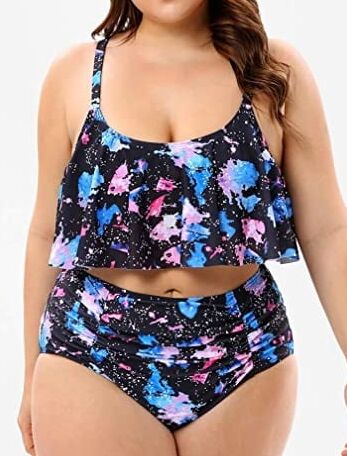 Vintage plus size swimwear