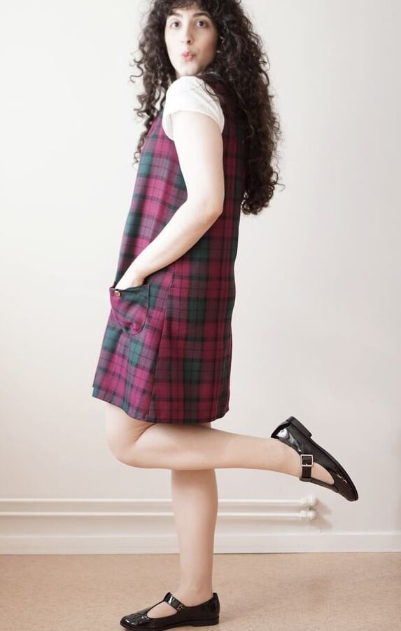 Skinny pretty girls in ballet flat shoes