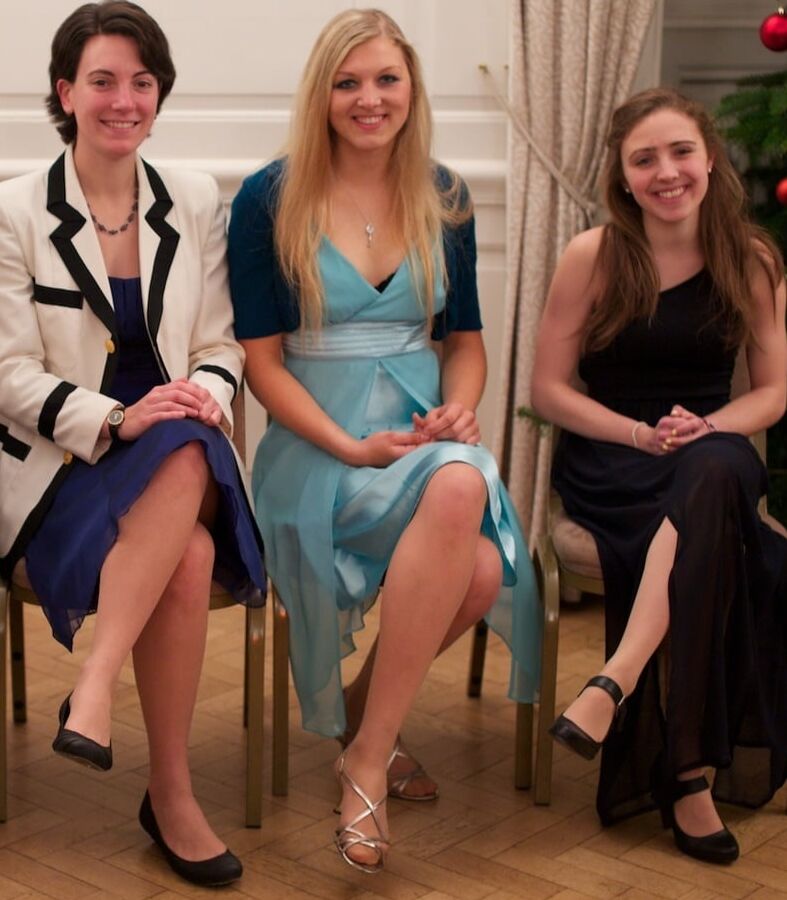 Boat Club Posh Girls in Pantyhose
