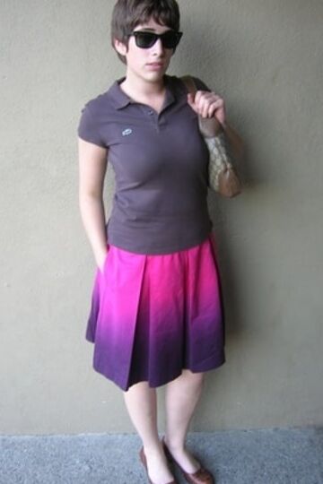Skinny pretty girls in ballet flat shoes