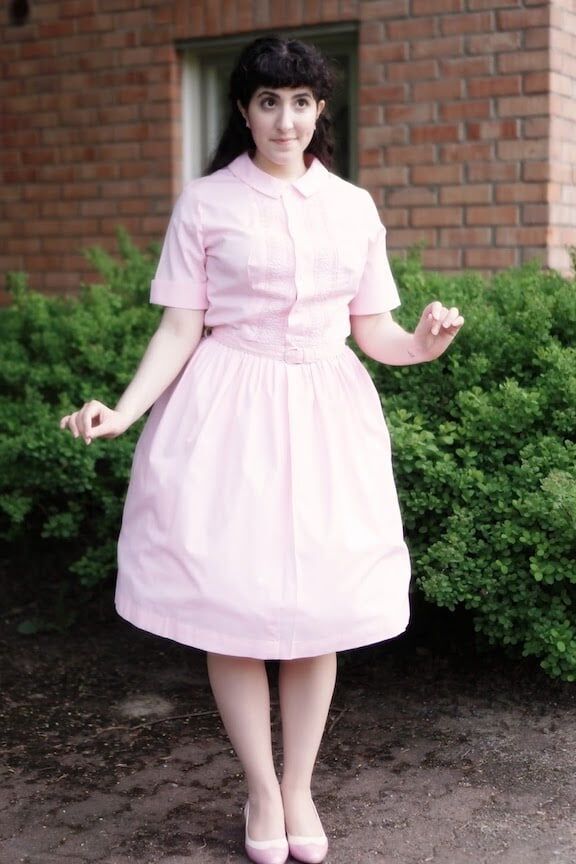 Skinny pretty girls in ballet flat shoes