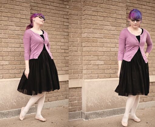 Skinny pretty girls in ballet flat shoes