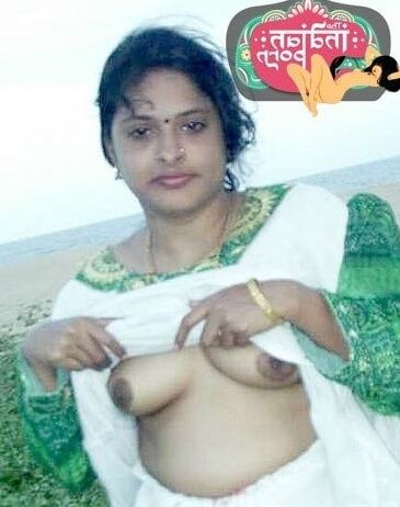 Village aunty in garden