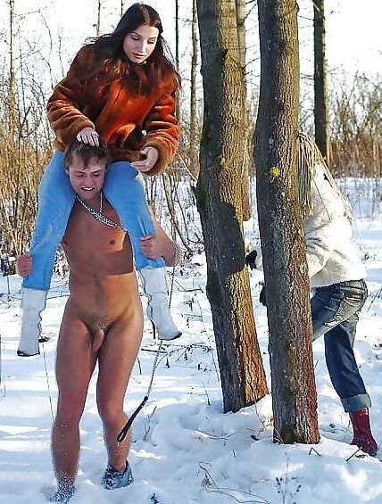 Femdom in the snow
