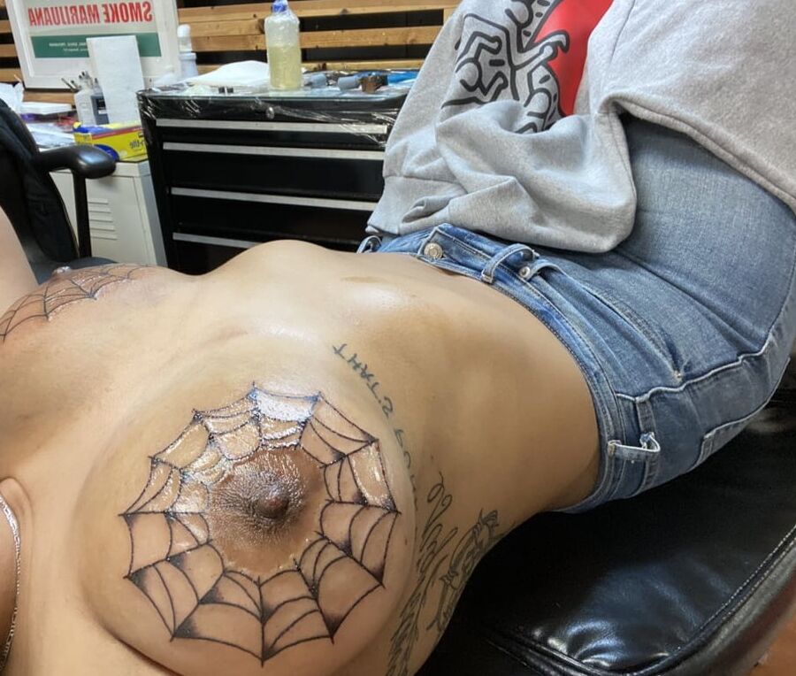 Spider Webb Tits