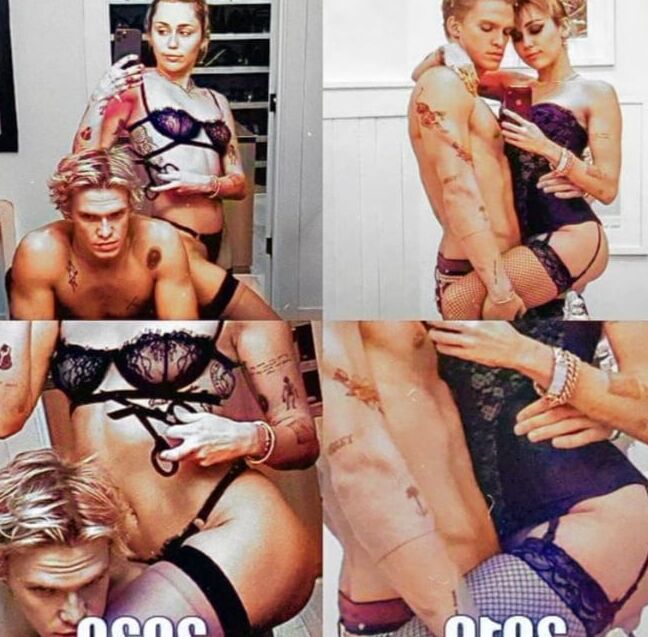Miley Cyrus in Dessous
