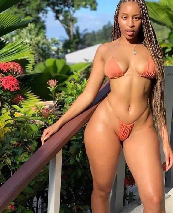 Black Women in bikinis