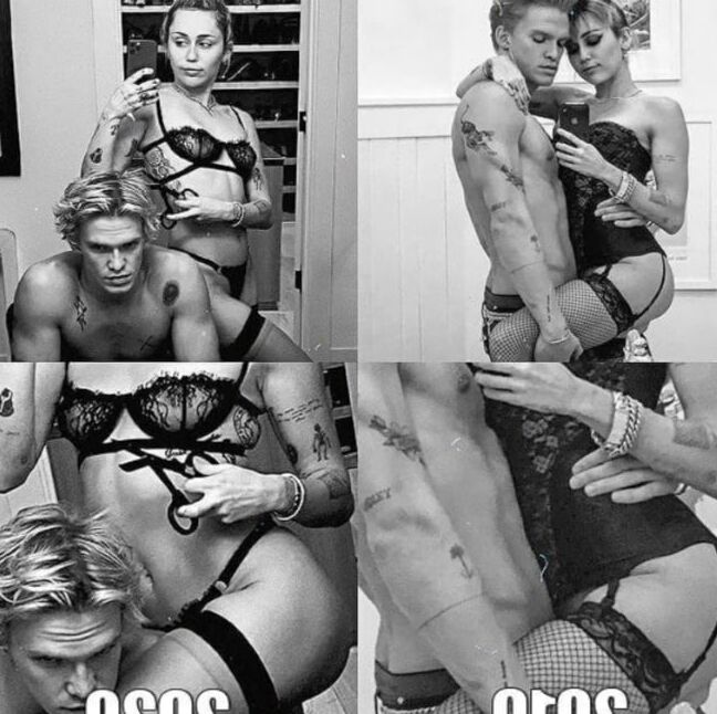Miley Cyrus in Dessous