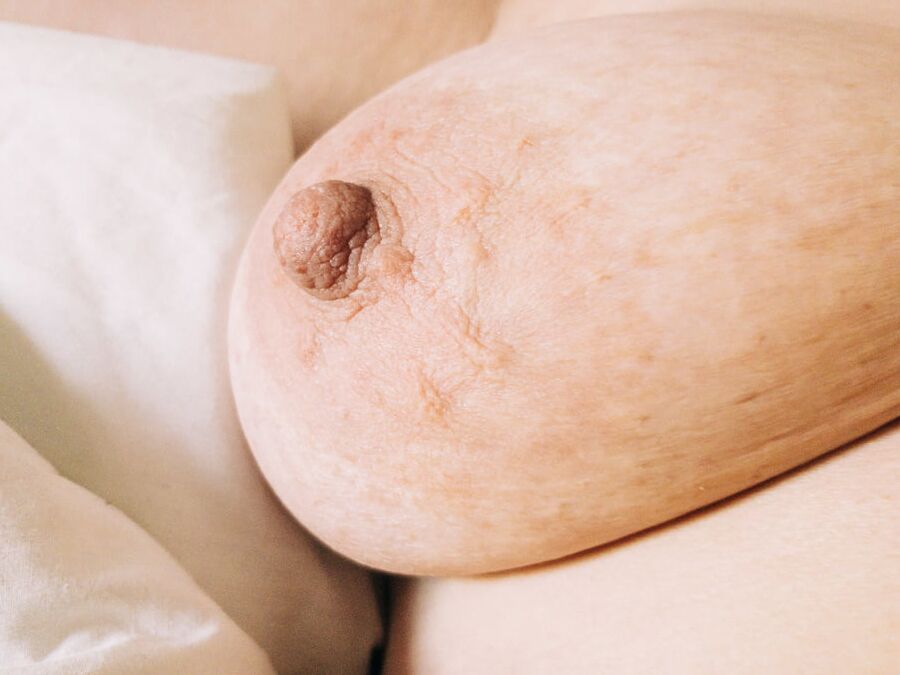 playing with wife&;s big nipple