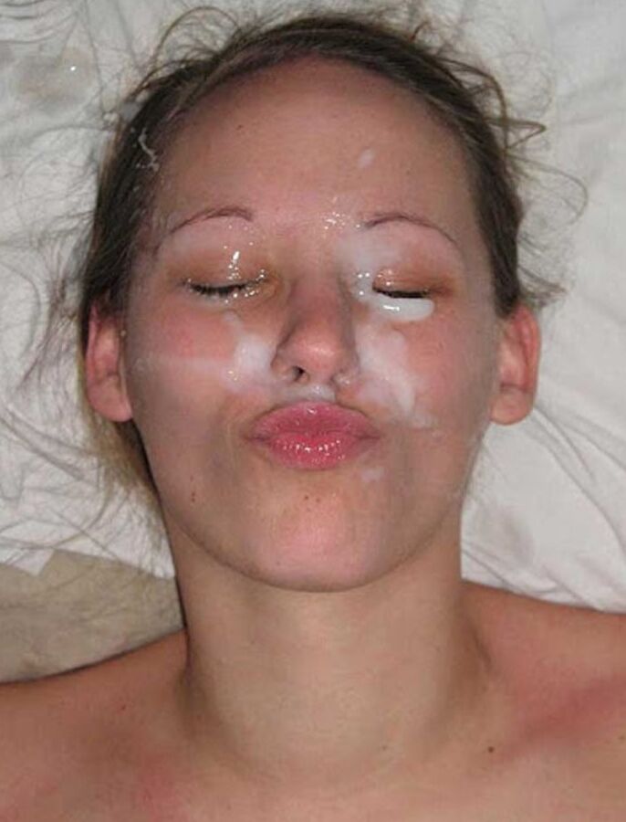 sperme sur le visage
