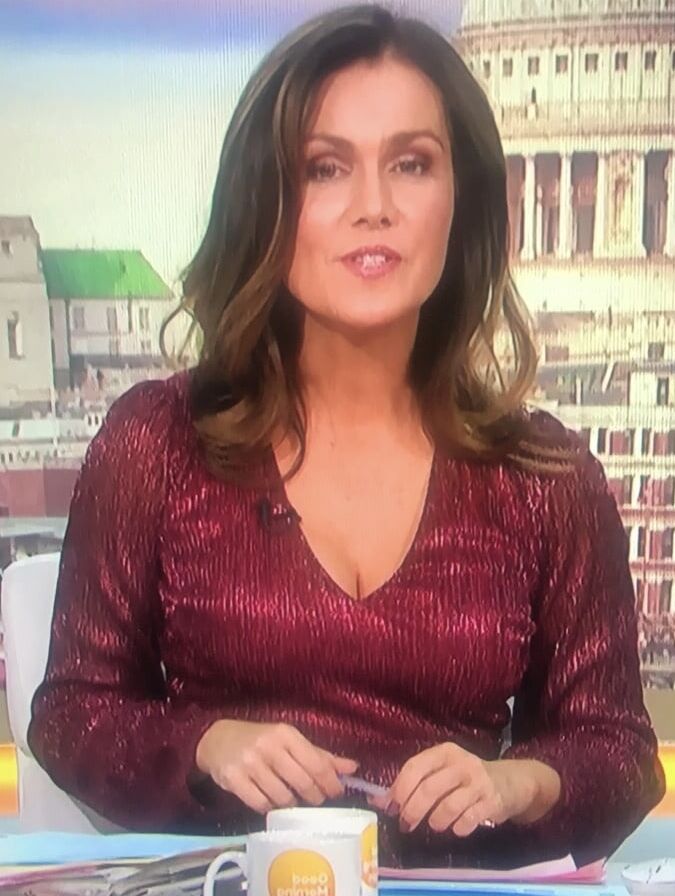 Susanna Reid Cock Teasing Us All Showing Off Her Cleavage