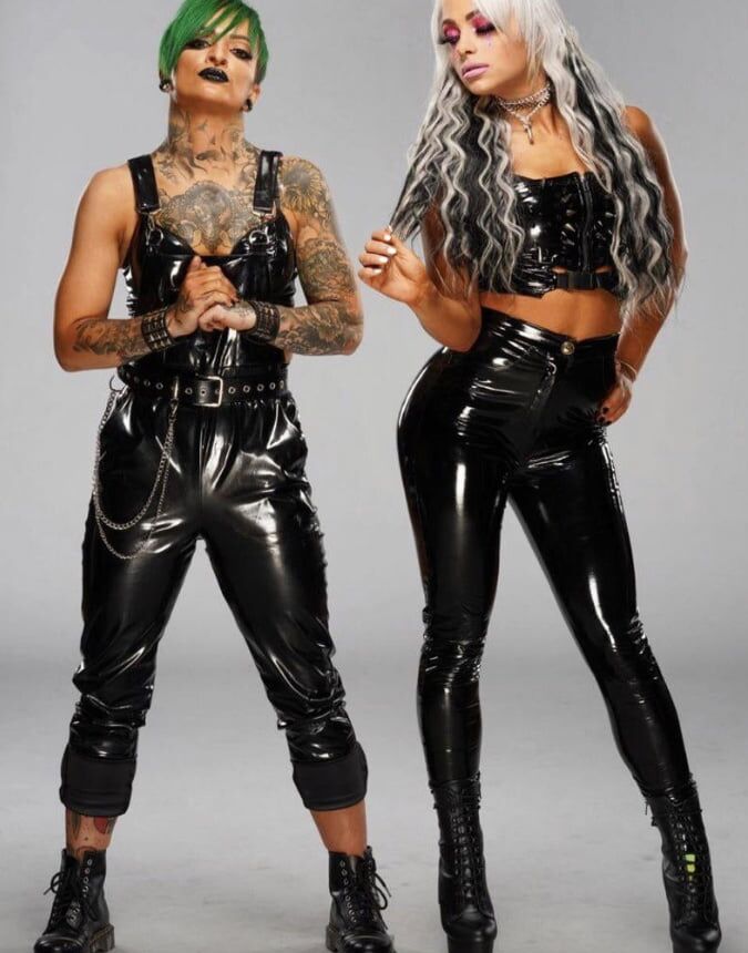 Ruby Riott and LIV Morgan