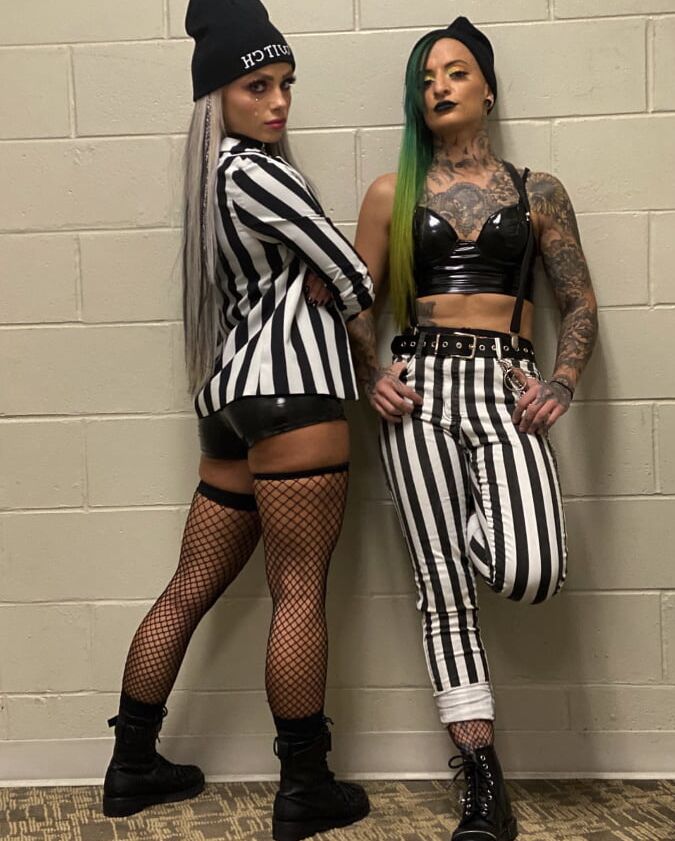 Ruby Riott and LIV Morgan