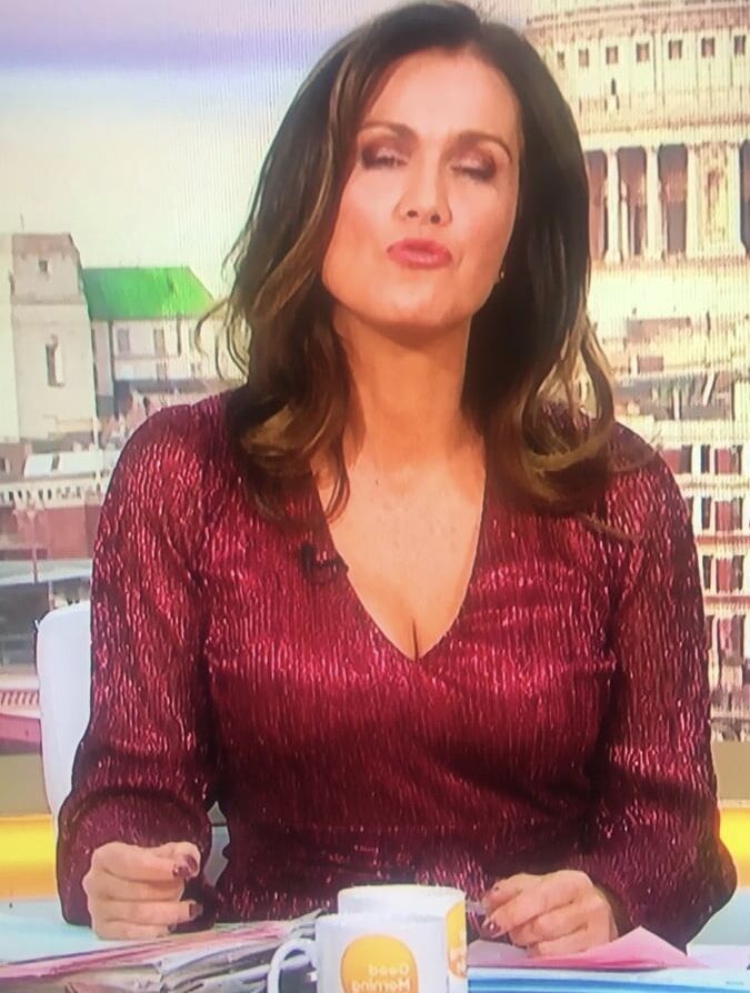 Susanna Reid Cock Teasing Us All Showing Off Her Cleavage