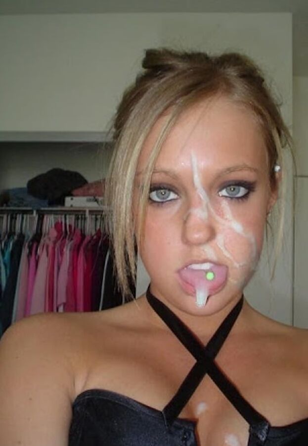 sperme sur le visage