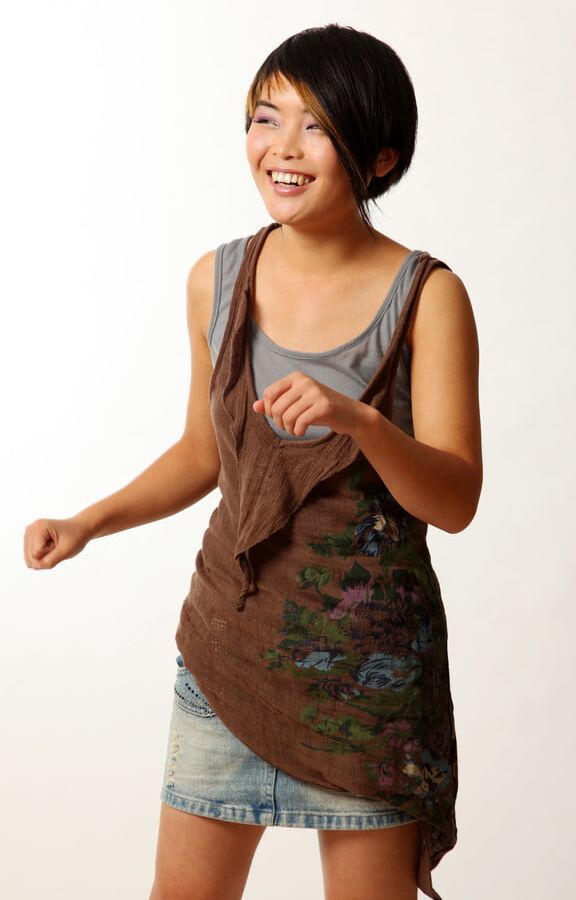 Cute Short Haired Asian