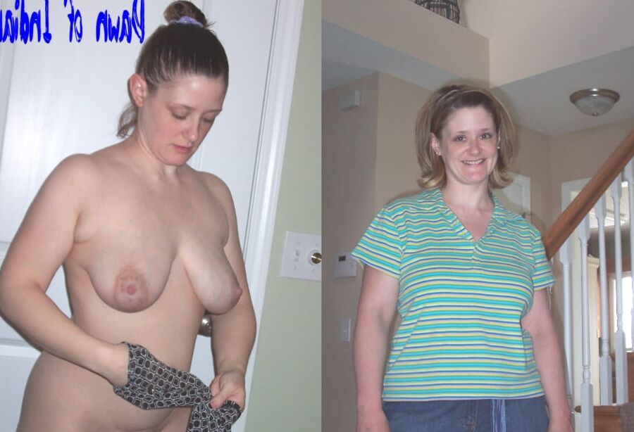 Wives dressed nude named